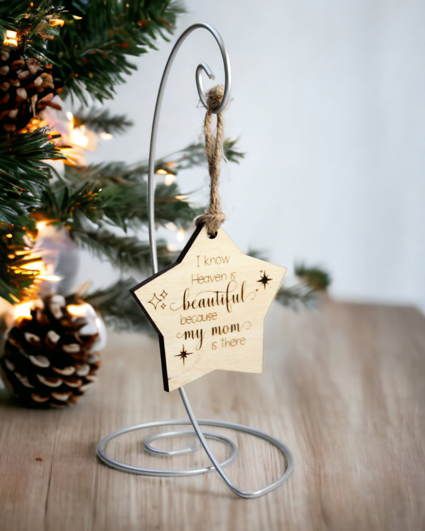 Heaven is Beautiful Memorial Ornament