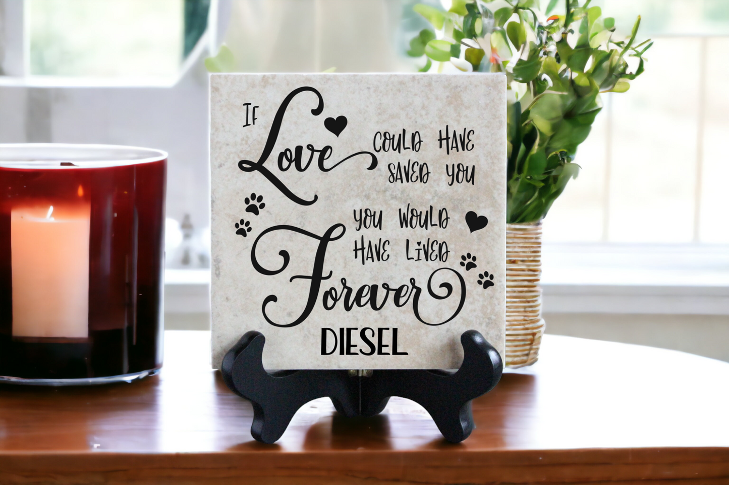 If Love Could Have Saved You Memorial Tile