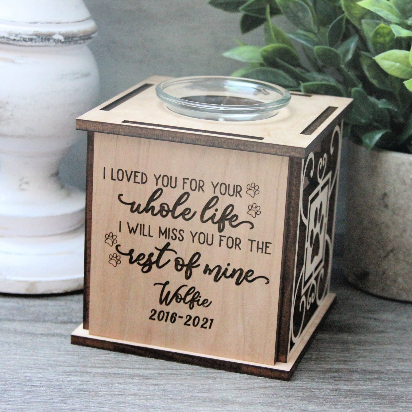 Pet Loss Tealight Lantern