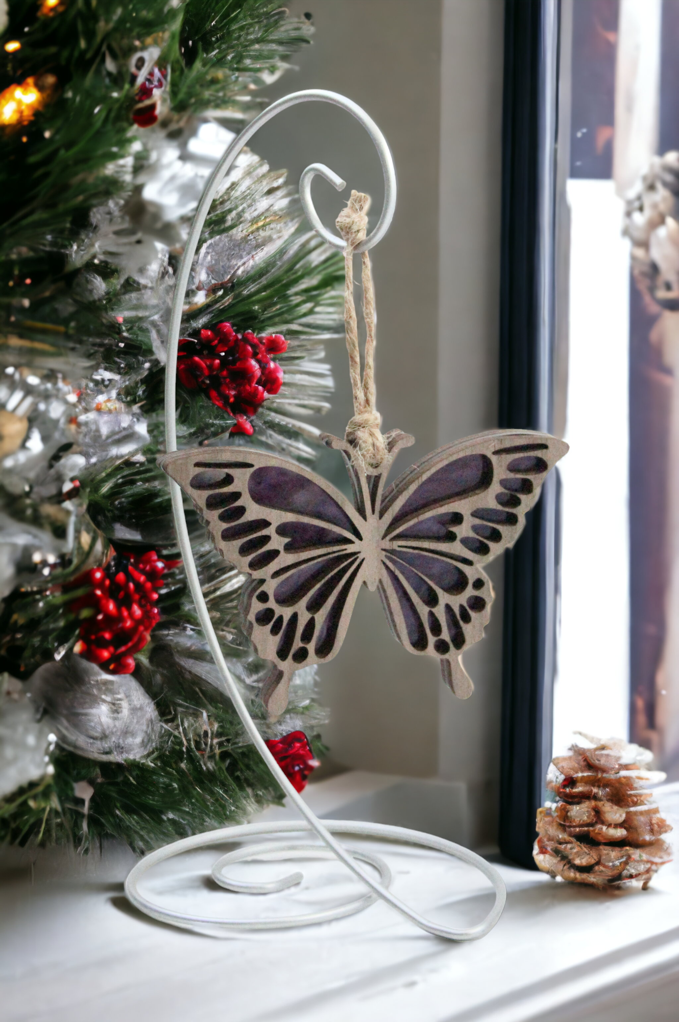 Purple Butterfly Suncatcher