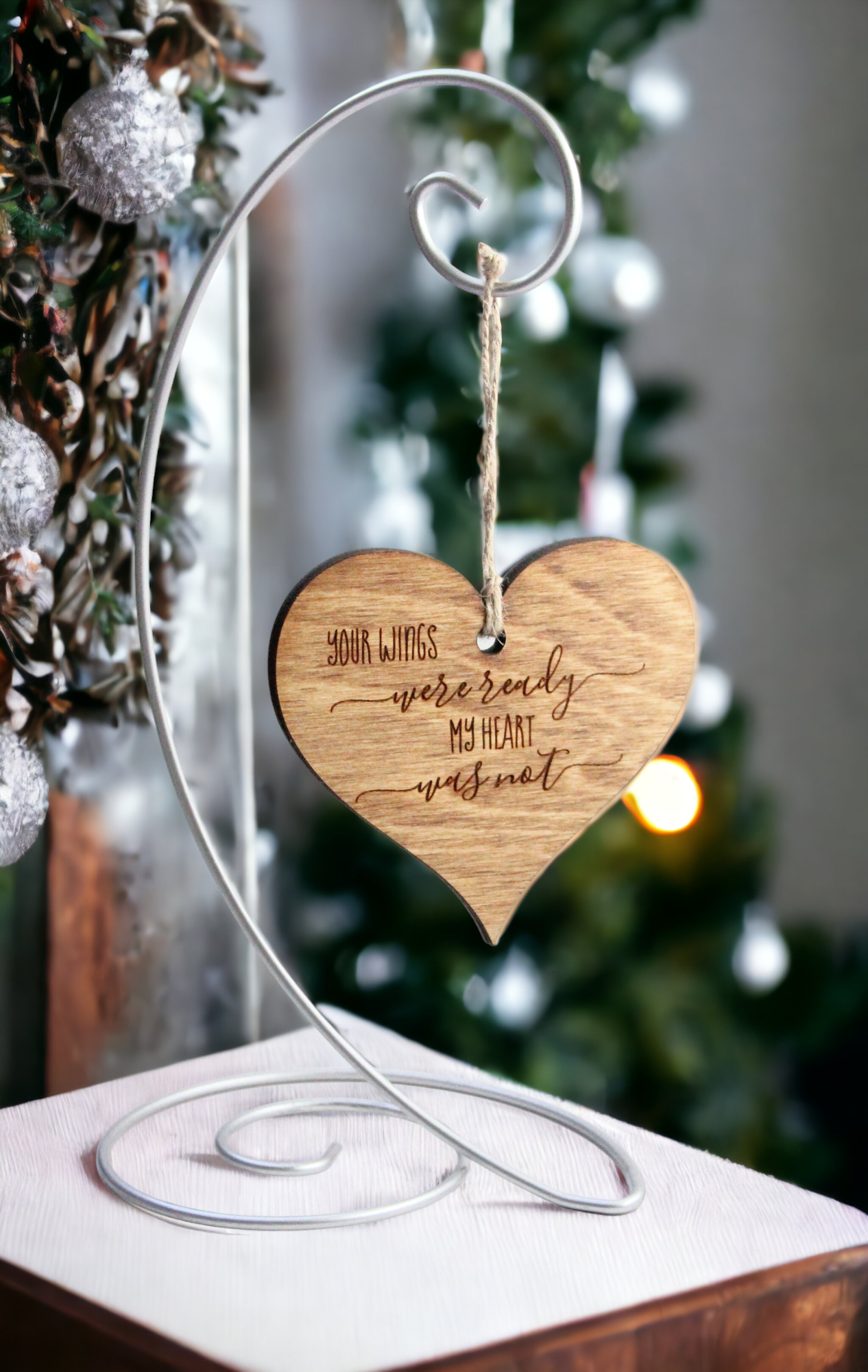 Your Wings Were Ready Memorial Ornament