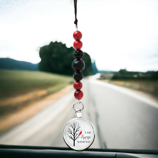 Always With You Rearview Mirror Car Charm