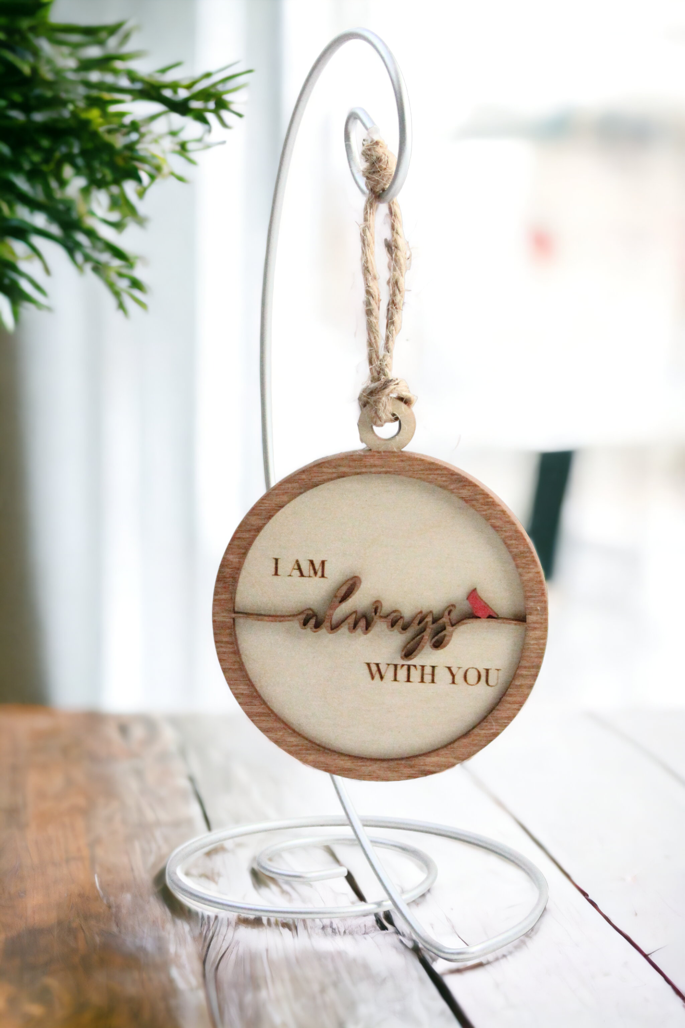 Always With You Cardinal Memorial Ornament