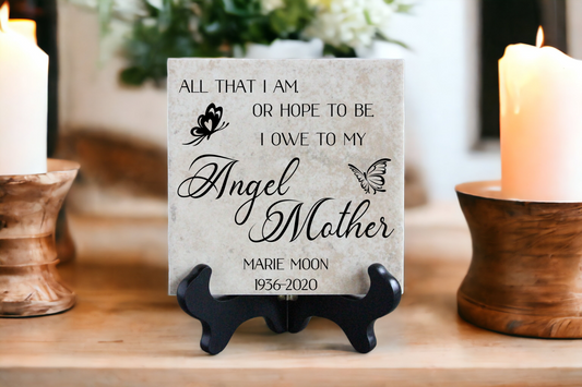 Angel Mother Memorial Tile