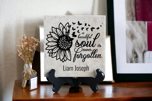 A Beautiful Soul Memorial Tile