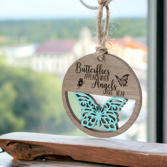Butterflies Appear Memorial Ornament