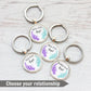 Suicide Loss Angel Wings Rearview Mirror Car Charm