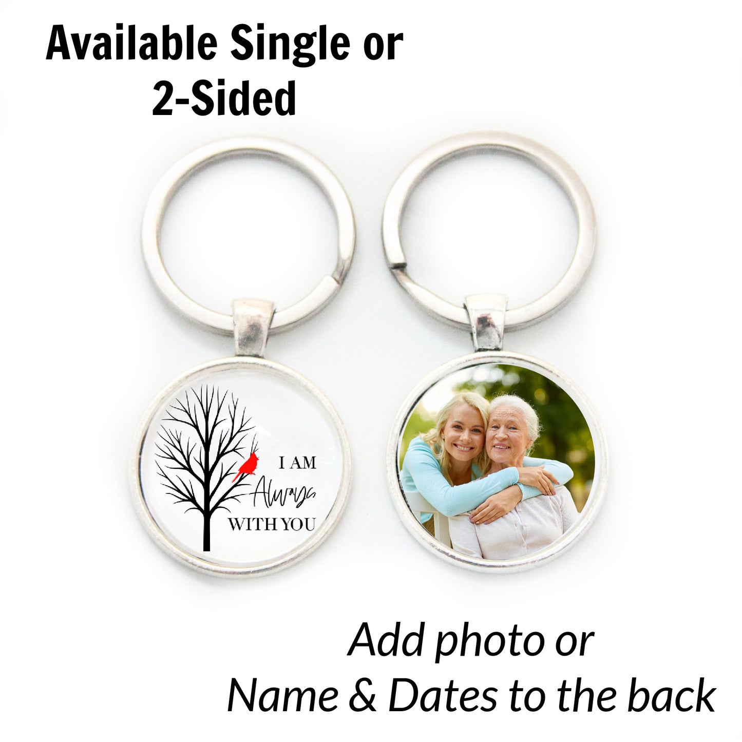 Always With You Rearview Mirror Car Charm