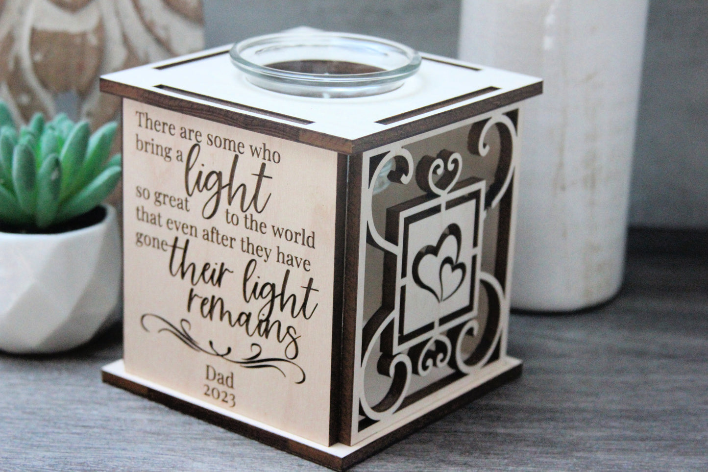 Their Light Remains Tealight Lantern