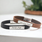 Mom and Dad of an Angel Leather Bracelet Set
