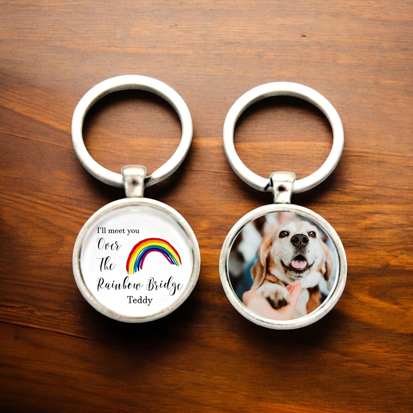 Rainbow Bridge 2 Sided Keychain