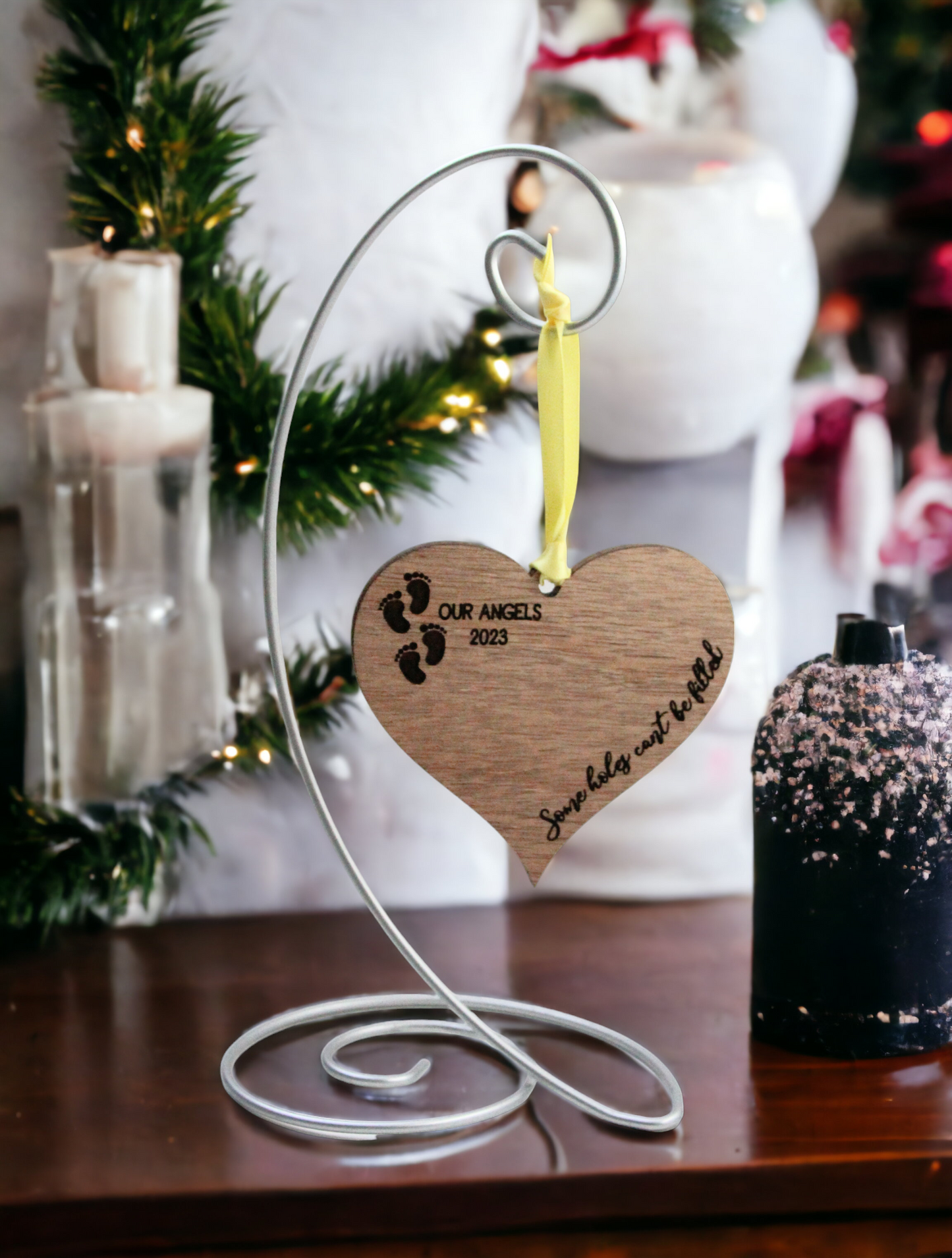 Some Holes Can't Be Filled  Infant Loss Memorial Ornament