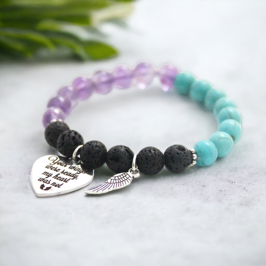 Suicide Loss Diffuser Charm Bracelet