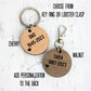 Those We Love Wood Keychain