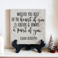 Whoever You Hold in the Heart of You Memorial Tile