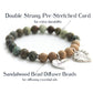 African Turquoise Diffuser Charm Bracelet