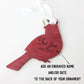 Cardinal Ornament