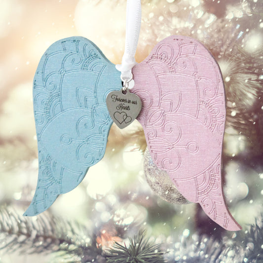 Infant Loss Angel Wing Memorial Ornament