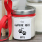 Our Guardian Angel has Paws Candle