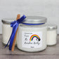 Rainbow Bridge Memorial Candle