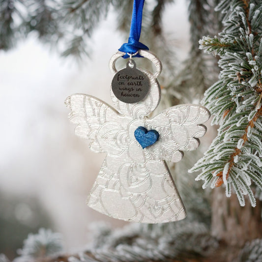 Silver Angel Ornament