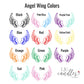 Mom and Dad of an Angel Memorial Keychains Set