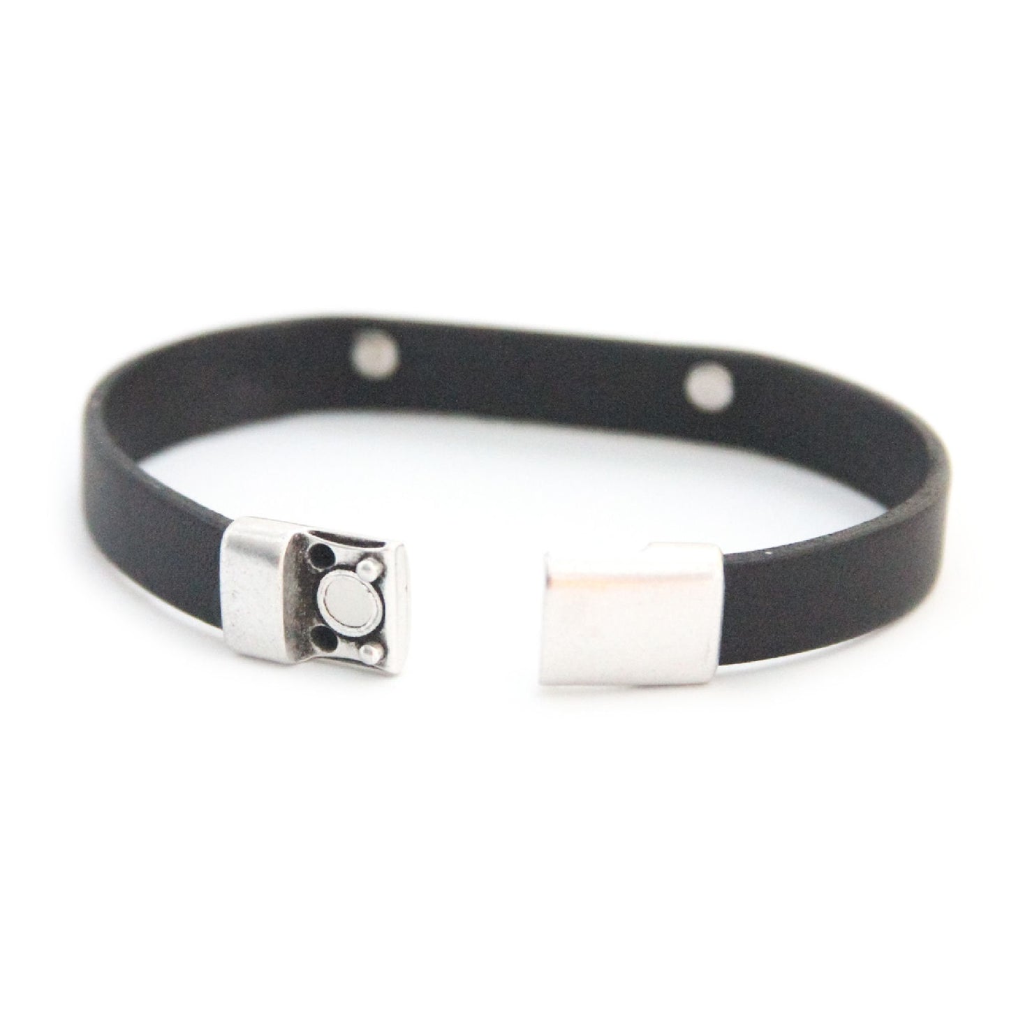 Dad of an Angel Leather Bracelet