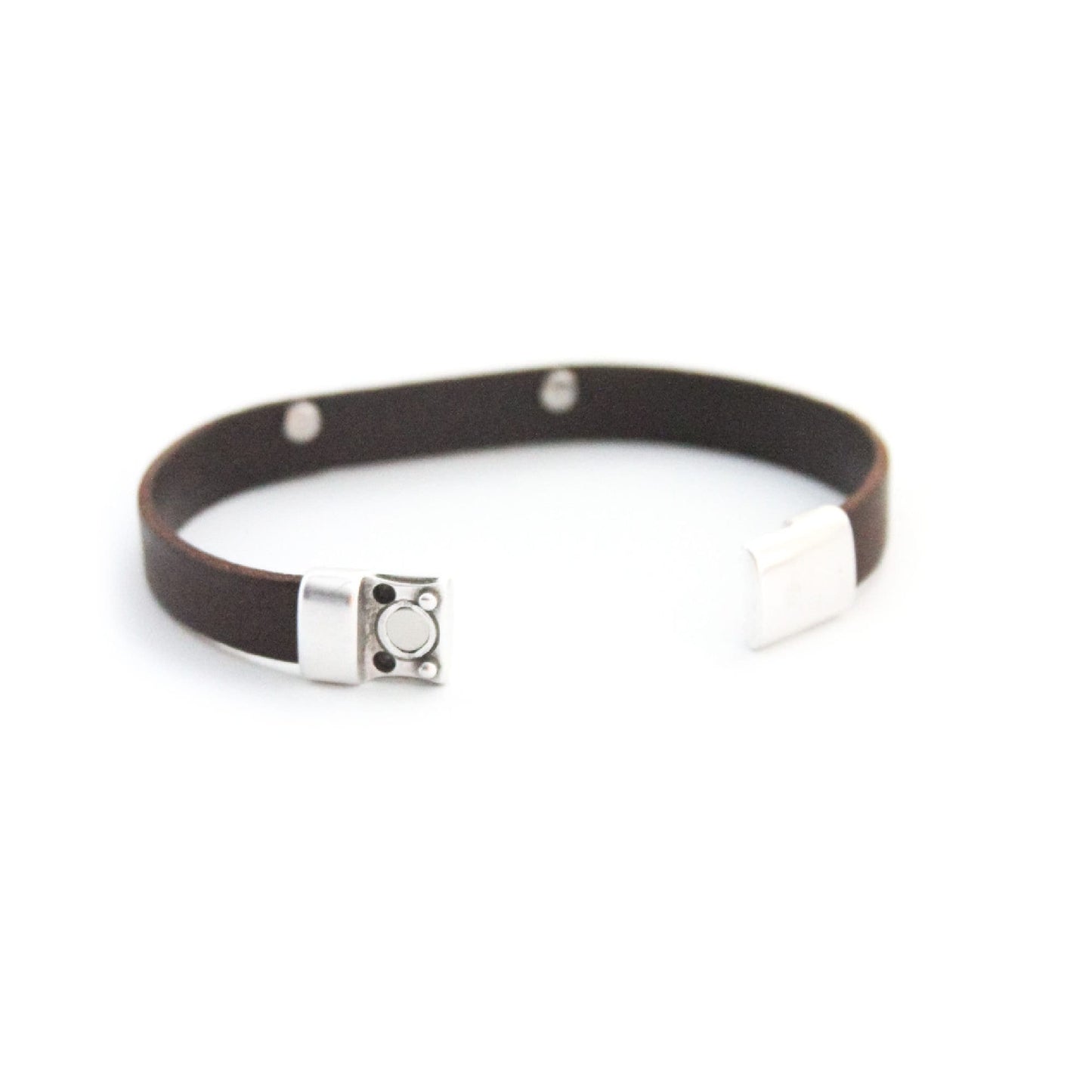 Forever in My Heart Leather Bracelet