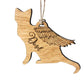 Short Hair Cat Angel Memorial Ornament