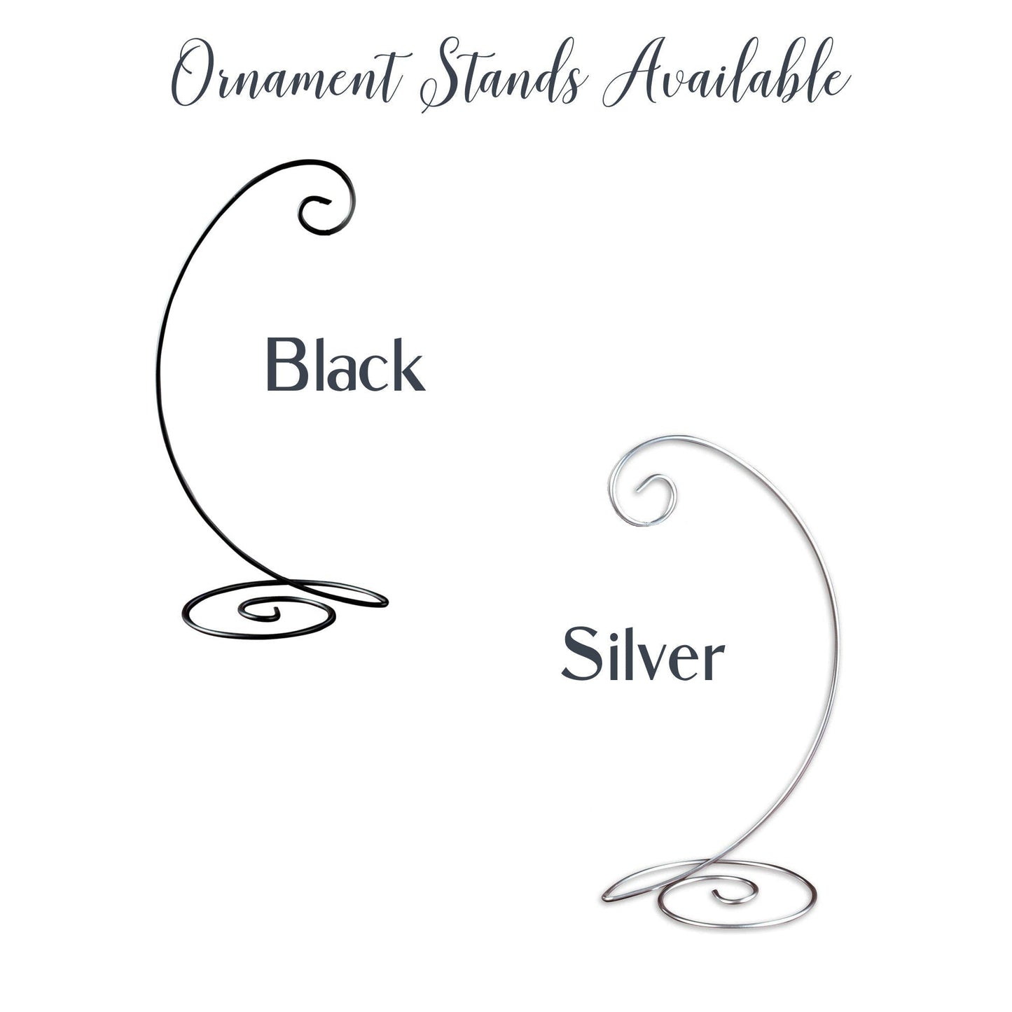 Silver Hummingbird Ornament