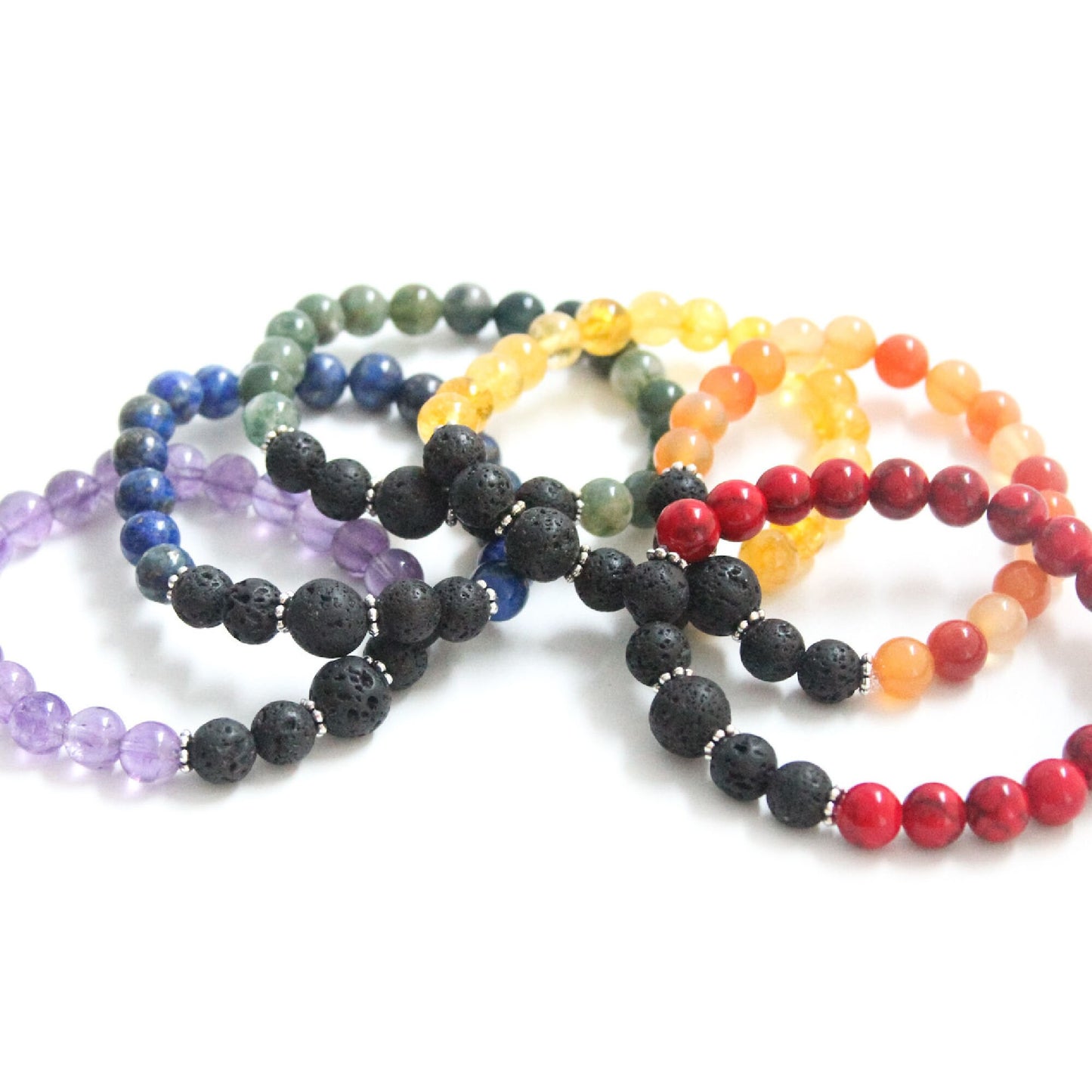 Gemstone Diffuser Bracelets Single or Set