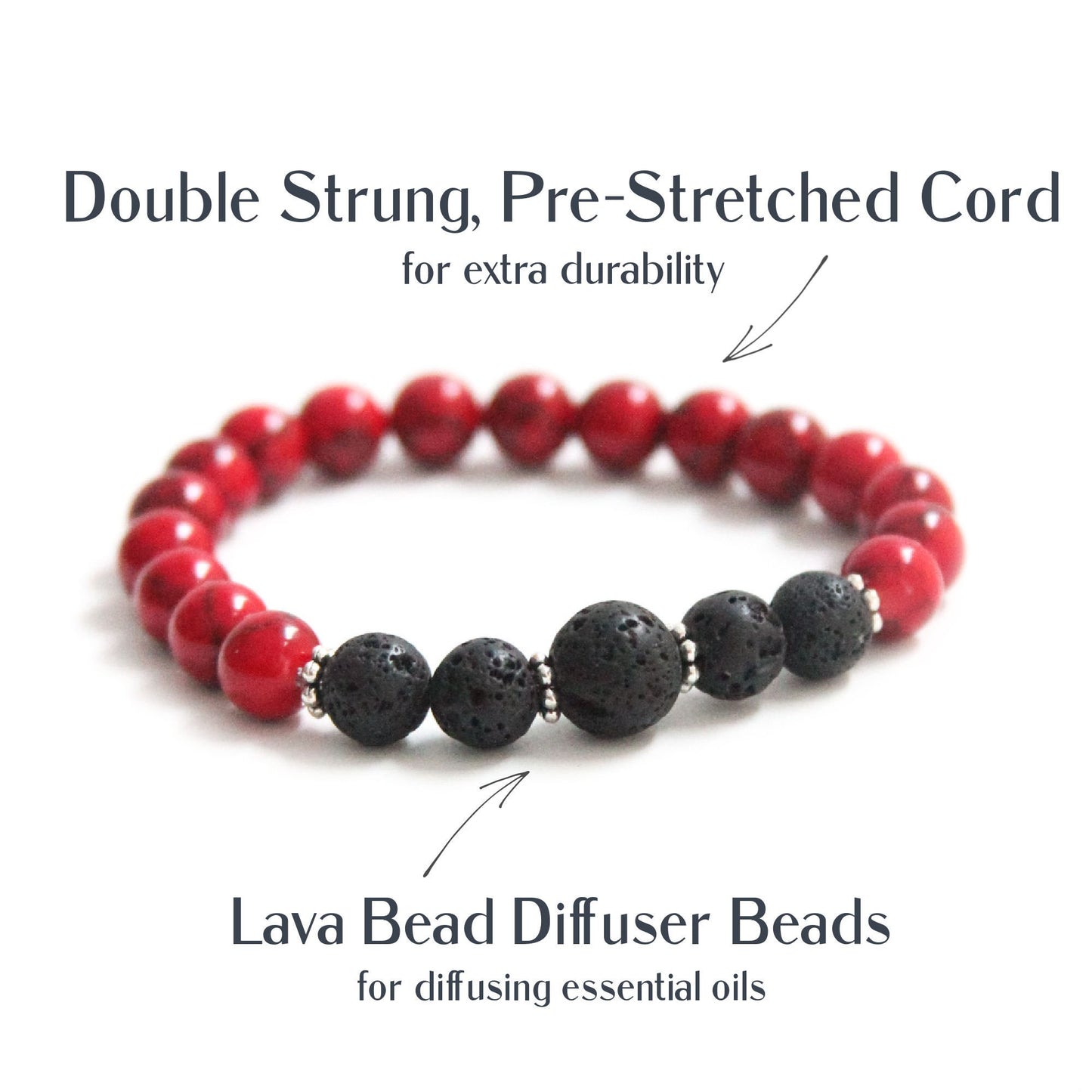 Gemstone Diffuser Bracelets Single or Set