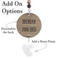 Always In My Heart Rearview Mirror Hanging Charm